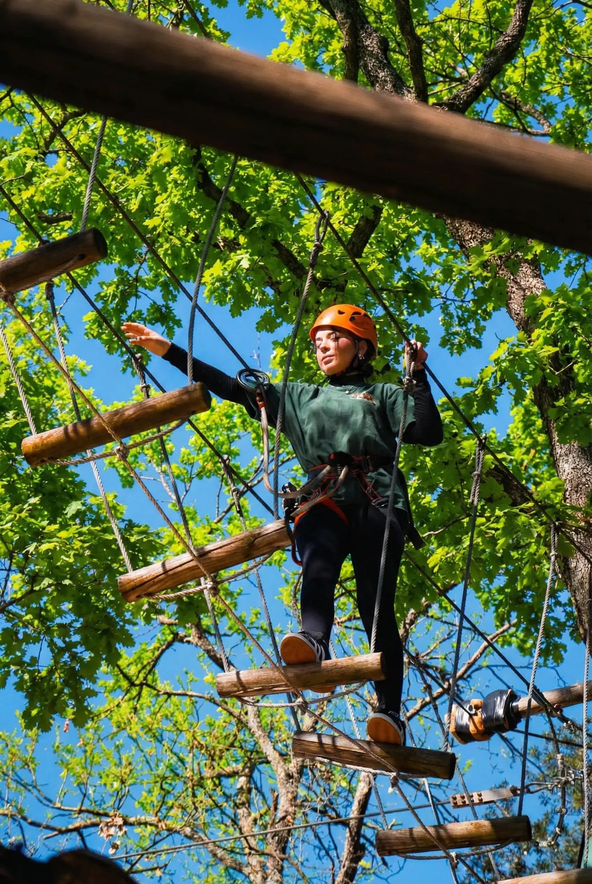 parco avventura a roma con 7 percorsi e una mega zipline