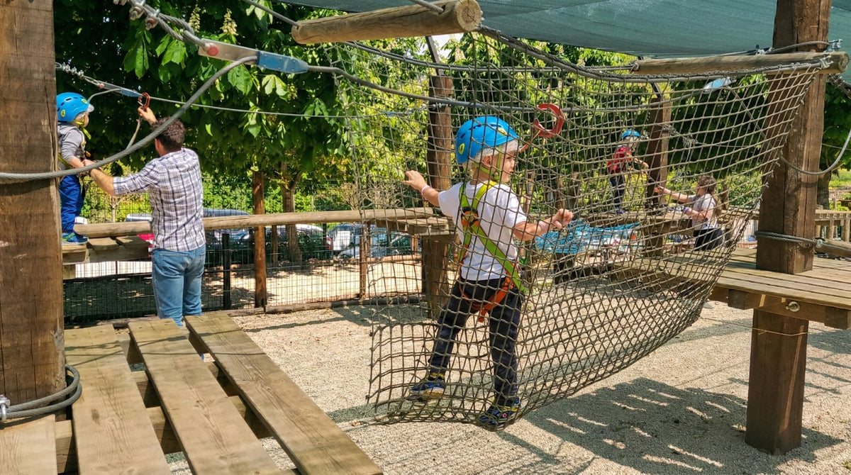percorsi del parco avventura per bambini da 2 a 5 anni
